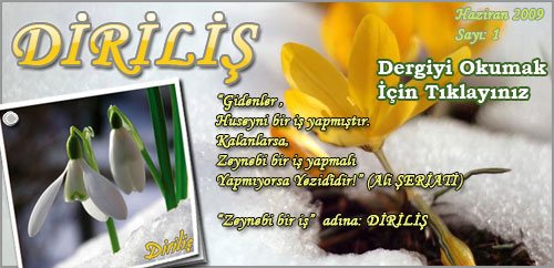 Dirilis Dergisine Girmek I�in Tiklayin