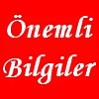 �nemli bilgiler..